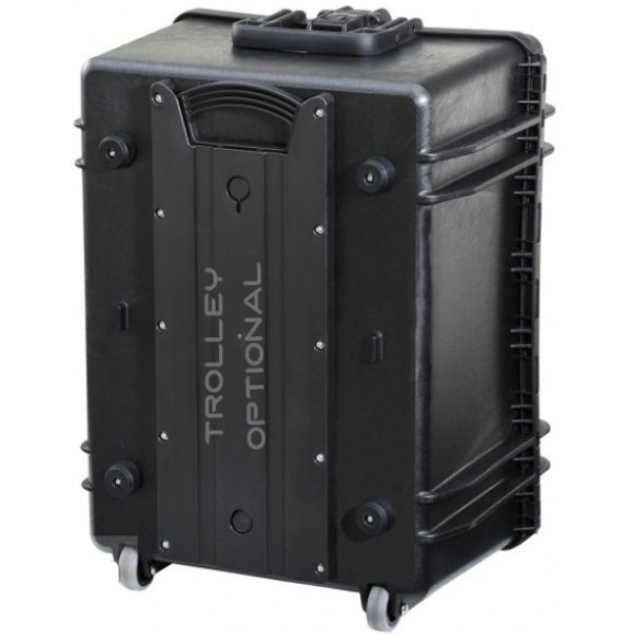 Geoptik Mala de transporte em plástico Elephant com rodas grandes