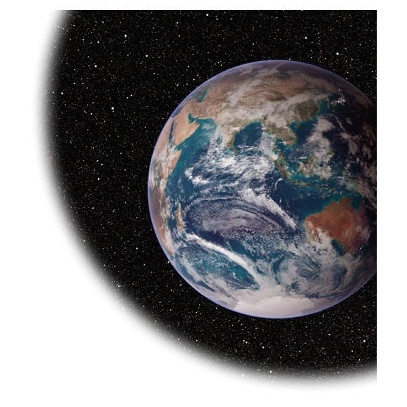 Disco de Expansão do Teatro das Estrelas Terra e Lua diurna