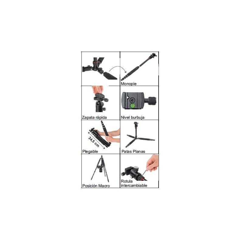 HAMA Tripé viajantes Duo premium 150
