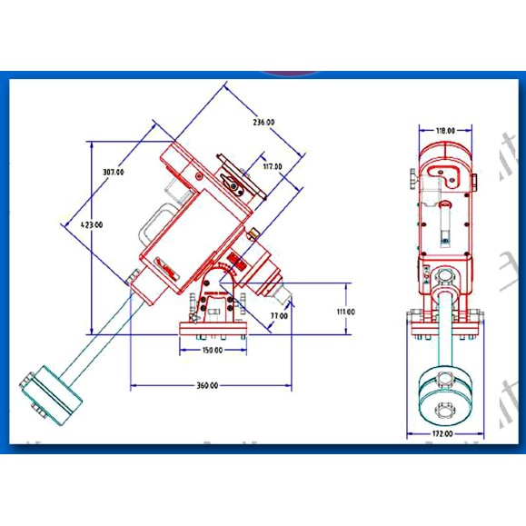 Sela Equatorial Alemã AVALON LINEAR Stargo WIFI