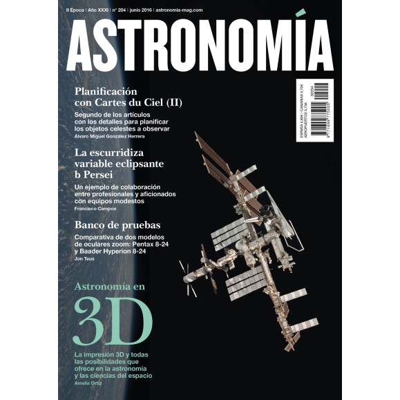 Assinatura da revista ASTRONOMÍA 12 meses em formato papel