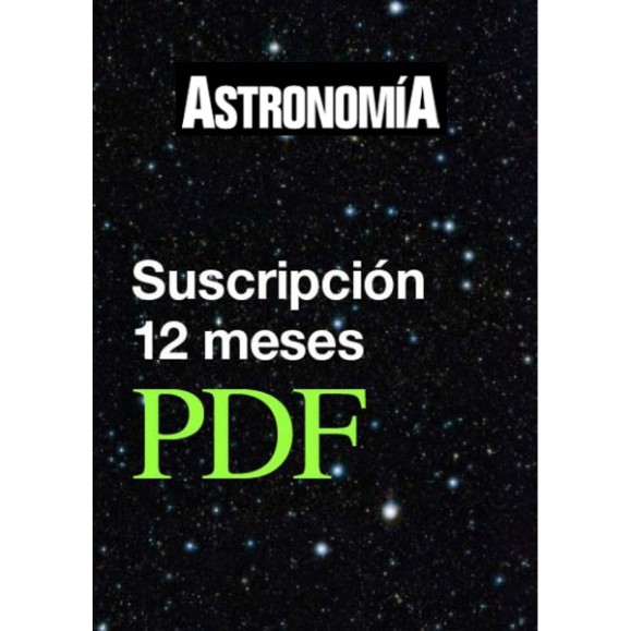 Assinatura da revista ASTRONOMÍA 12 meses em formato PDF