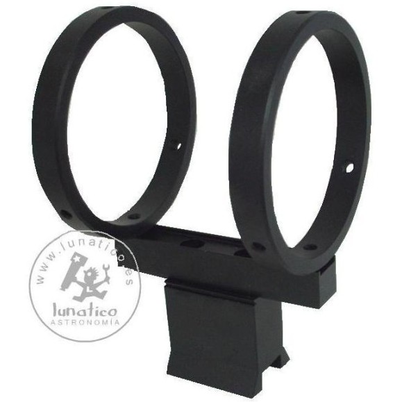 Lunático Astronomía Tubo guia EZG-80 em ângulo