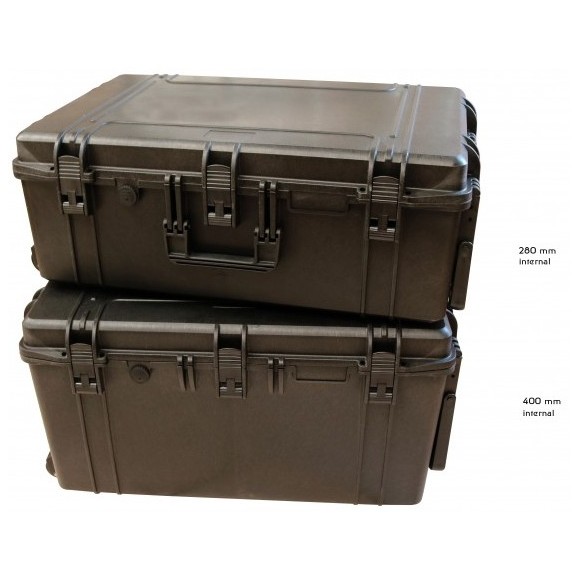 Geoptik Mala de transporte em plástico Elephant Giant grande