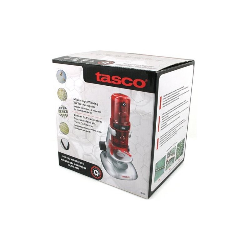 Tasco Microscópio digital Amoeba Red Tasco Microscópio digital Amoeba Red