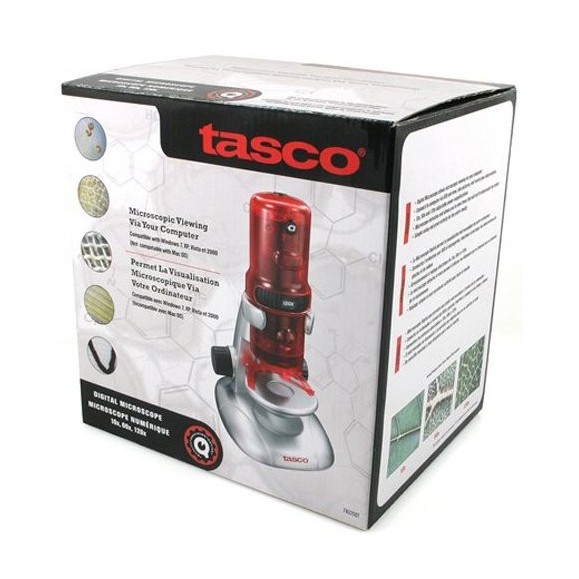 Tasco Microscópio digital Amoeba Red