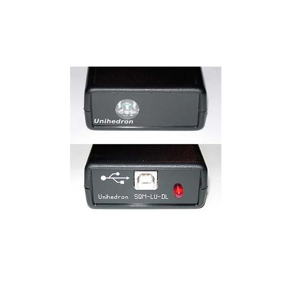 Unihedron Medidor de qualidade do céu SQM-LU-DL Ligação USB com registador de dados