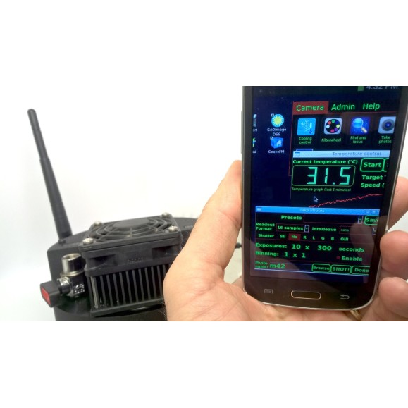 Câmara CCD autónoma ASTREL AST8300-B-M-FW