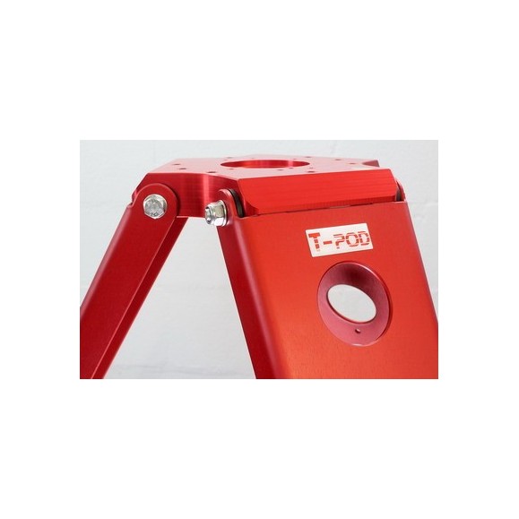 Tripé AVALON T-Pod 130 em vermelho