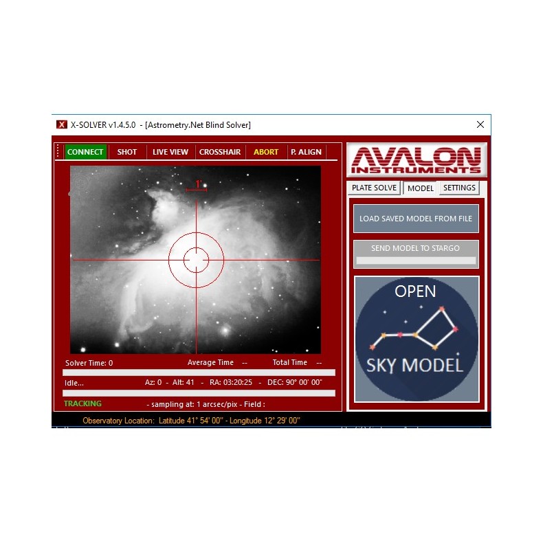 Sistema de controlo do telescópio... Sistema de controlo do telescópio...