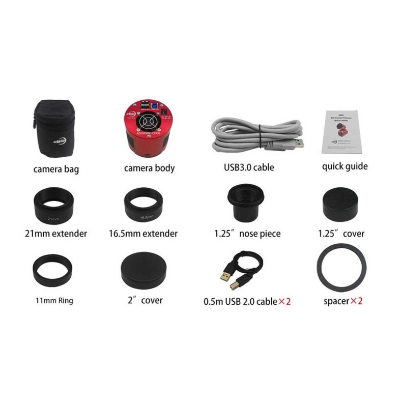 ZWO Câmara CMOS refrigerada ASI 183MC...