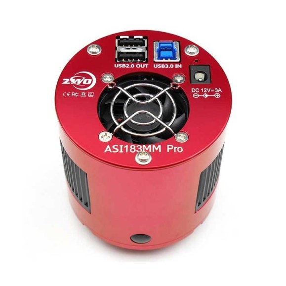 ZWO Câmara CMOS Câmara CMOS ASI 183MM Pro Mono Refrigerada