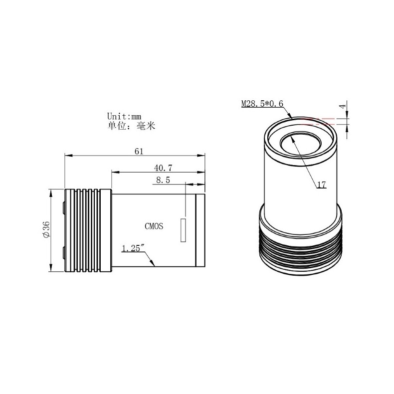 ZWO Câmara CMOS ASI 174 Mini
