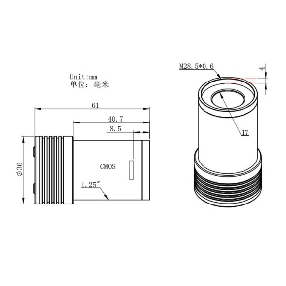 ZWO Câmara CMOS ASI 174 Mini