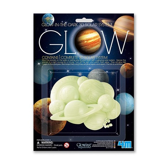 Sistema Solar Glow 3D 4M