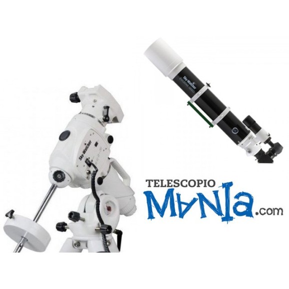 Telescópio refrator SkyWatcher 120ED com montagem EQ6-R Pro GoTo