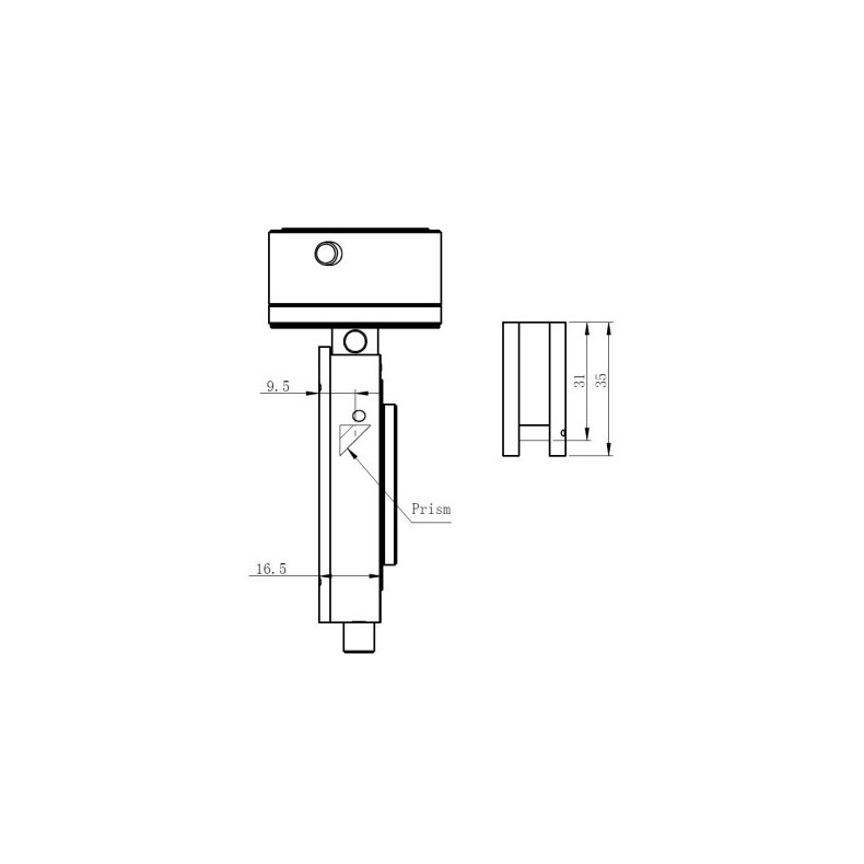ZWO OAG guia radial fora do eixo para... ZWO OAG guia radial fora do eixo para...