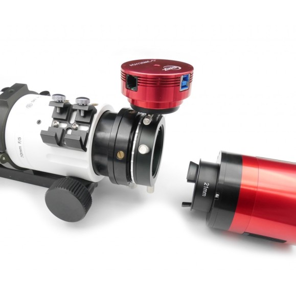 ZWO OAG guia radial fora do eixo para astrofotografia