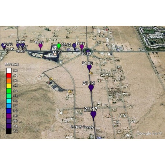 Unihedron Suporte de janela de carro para SQM