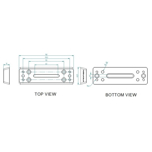 PrimaLuceLab Tipo cauda de andorinha PLUS 140 mm Vixen