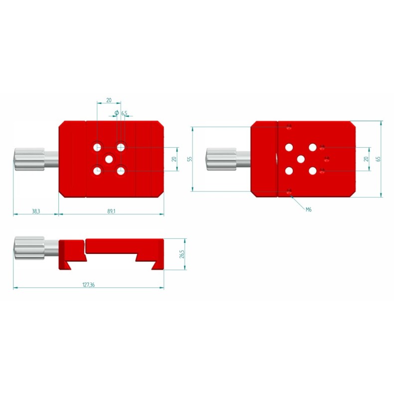 PrimaLuceLab Vixen Suporte de cauda... PrimaLuceLab Vixen Suporte de cauda...