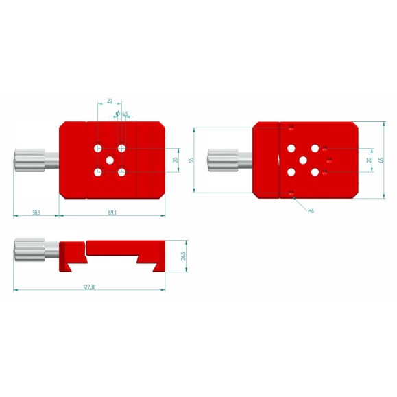 PrimaLuceLab Vixen Suporte de cauda de andorinha PLUS para e Losmandy