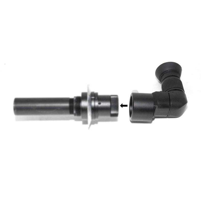 Cotovelo de 90° com ampliação para o... Cotovelo de 90° com ampliação para o...