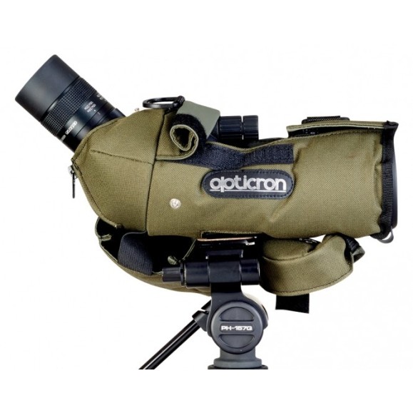 Opticron Mala de transporte para MM4 50 ED inclinada de cor verde