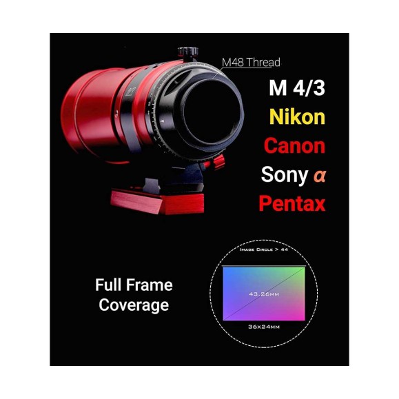 Telescópio William Optics RedCat 51 Flatfield APO 51/250 mm