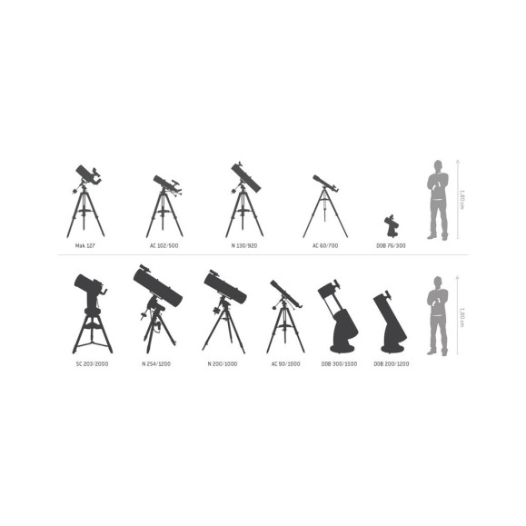 Telescópio refrator SkyWatcher 90/900