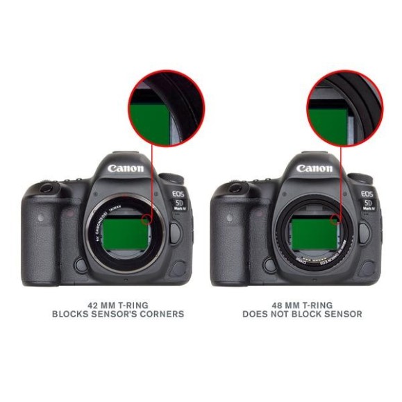 Celestron Adaptador T de 48 mm para Edge HD 9,25, 11" e 14"