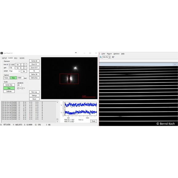 SpecTrack, software de orientação automática para espetroscopia