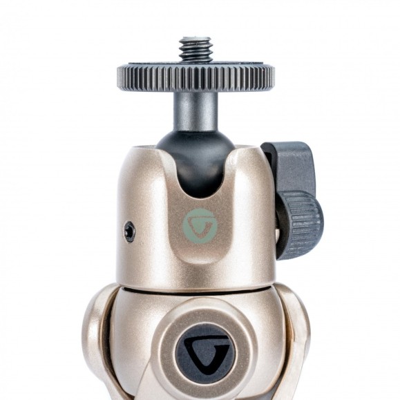 Vanguard Mini tripé para câmara e telemóvel VESTA MINI TRIPOD CHAMPAGNE