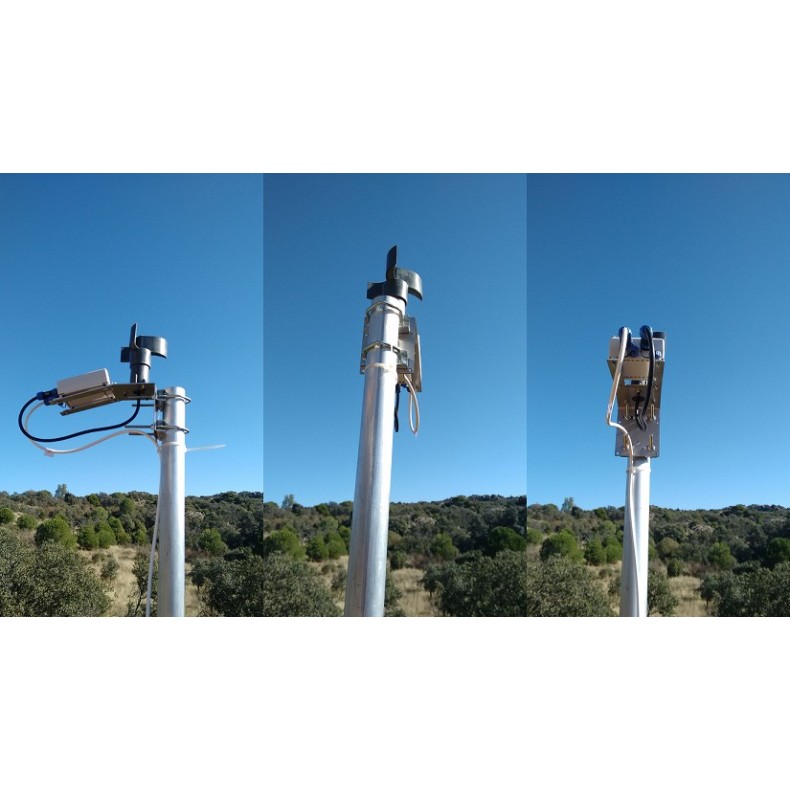 Suporte de anemómetro AAG e Lunático