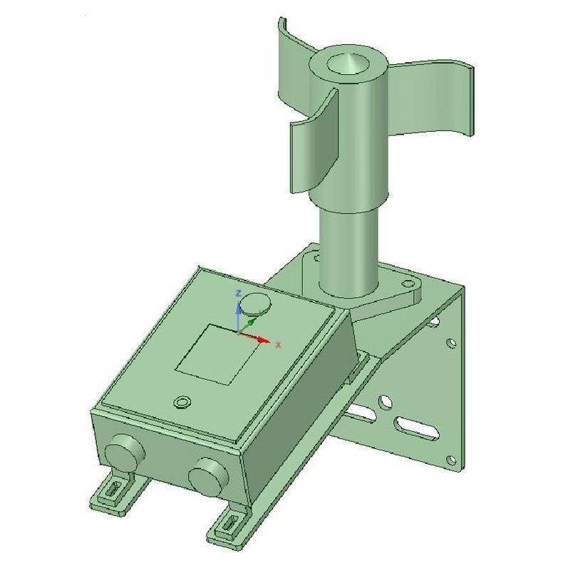 Suporte de anemómetro AAG e Lunático