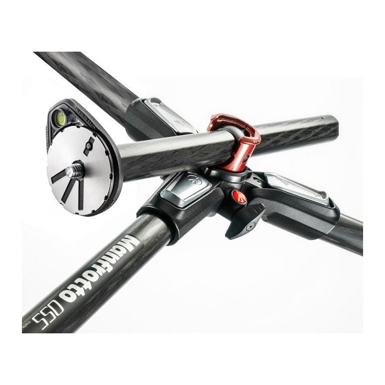 Manfrotto Tripé de fibra de... Manfrotto Tripé de fibra de...