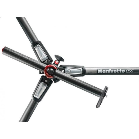 Manfrotto Tripé de fibra de carbono/magnésio 055CXPRO3 Tripé de 3 secções