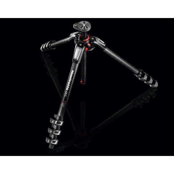 Manfrotto Tripé de fibra de carbono/magnésio 055CXPRO4 Tripé de 4 secções