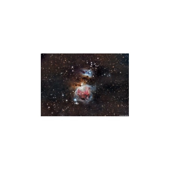 Omegon Conjunto de montagem Startracker MiniTrack LX3 e cabeça esférica