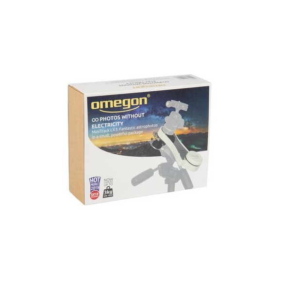 Omegon Conjunto de montagem Startracker MiniTrack LX3 e cabeça esférica