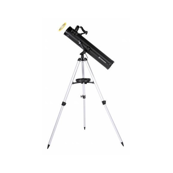 Bresser Telescópio refletor Venus 76/700 AZ com adaptador para smartphone e filtro solar