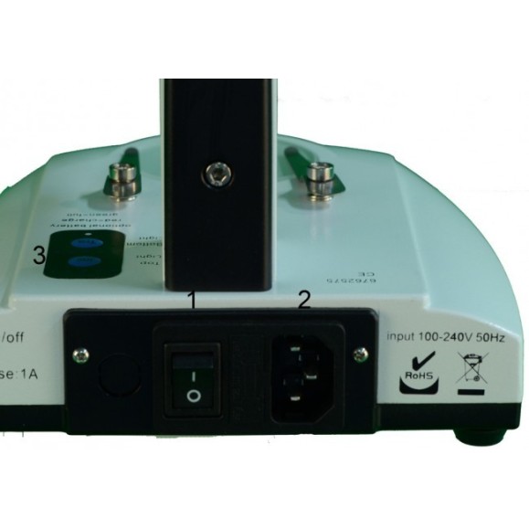 BMS Microscópio estéreo S-20-2L LED (2x) 230 V