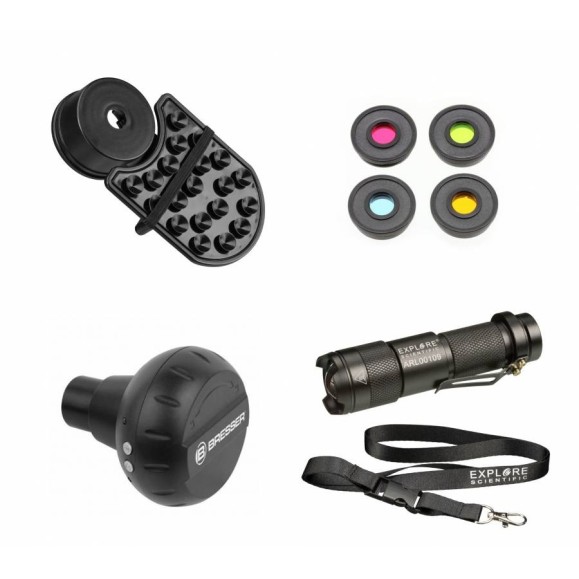 Kit de iniciação Telescópio Goto BRESSER AUTOMATIK 80/400