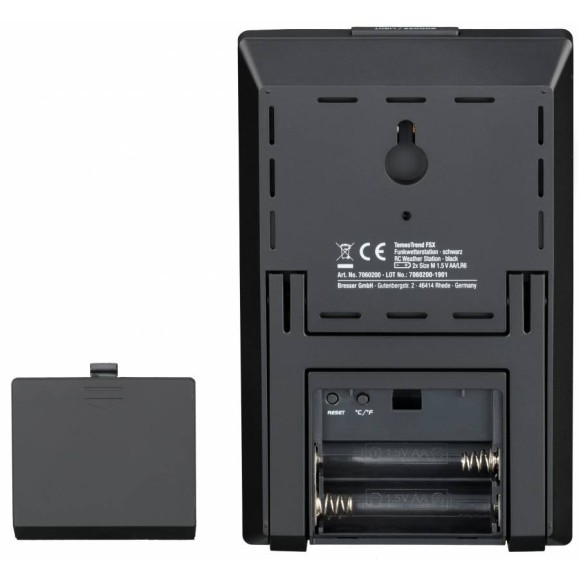 ESTAÇÃO METEOROLÓGICA BRESSER TEMEOTREND FSX COM PREVISÃO DE 3 DIAS