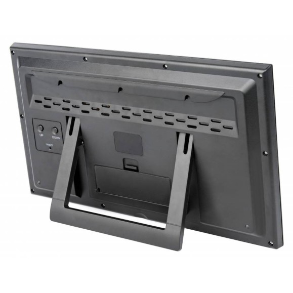 Relógio meteorológico de parede BRESSER MyTime Jumbo LCD preto