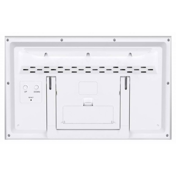 Relógio meteorológico de parede BRESSER MyTime Jumbo LCD branco