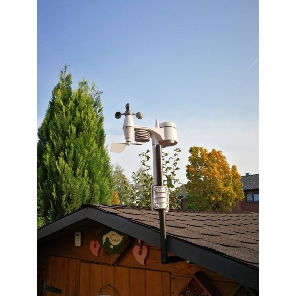 Estação meteorológica 5 em 1 BRESSER Wetter Center preto