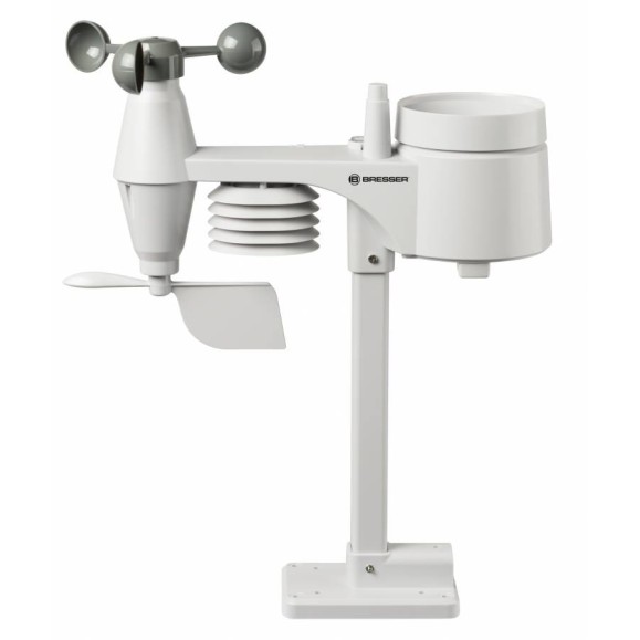 Centro meteorológico 5 em 1 BRESSER Comfort com ecrã preto