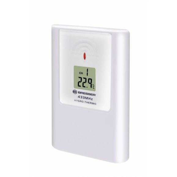 BRESSER TemeoTrend JC Relógio meteorológico LCD branco