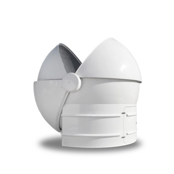 Cúpula CLAMSHELL com 3 m de diâmetro